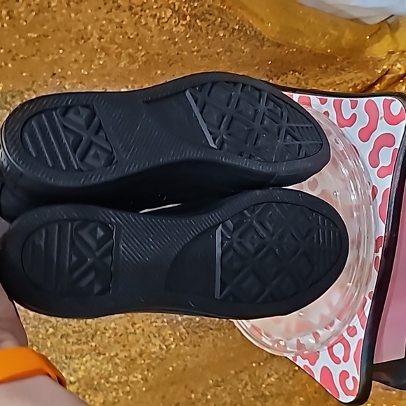 E Size mens 11 Converse All Star Hi Sneakers black monochrome N W/O Tags - Picture 4 of 8